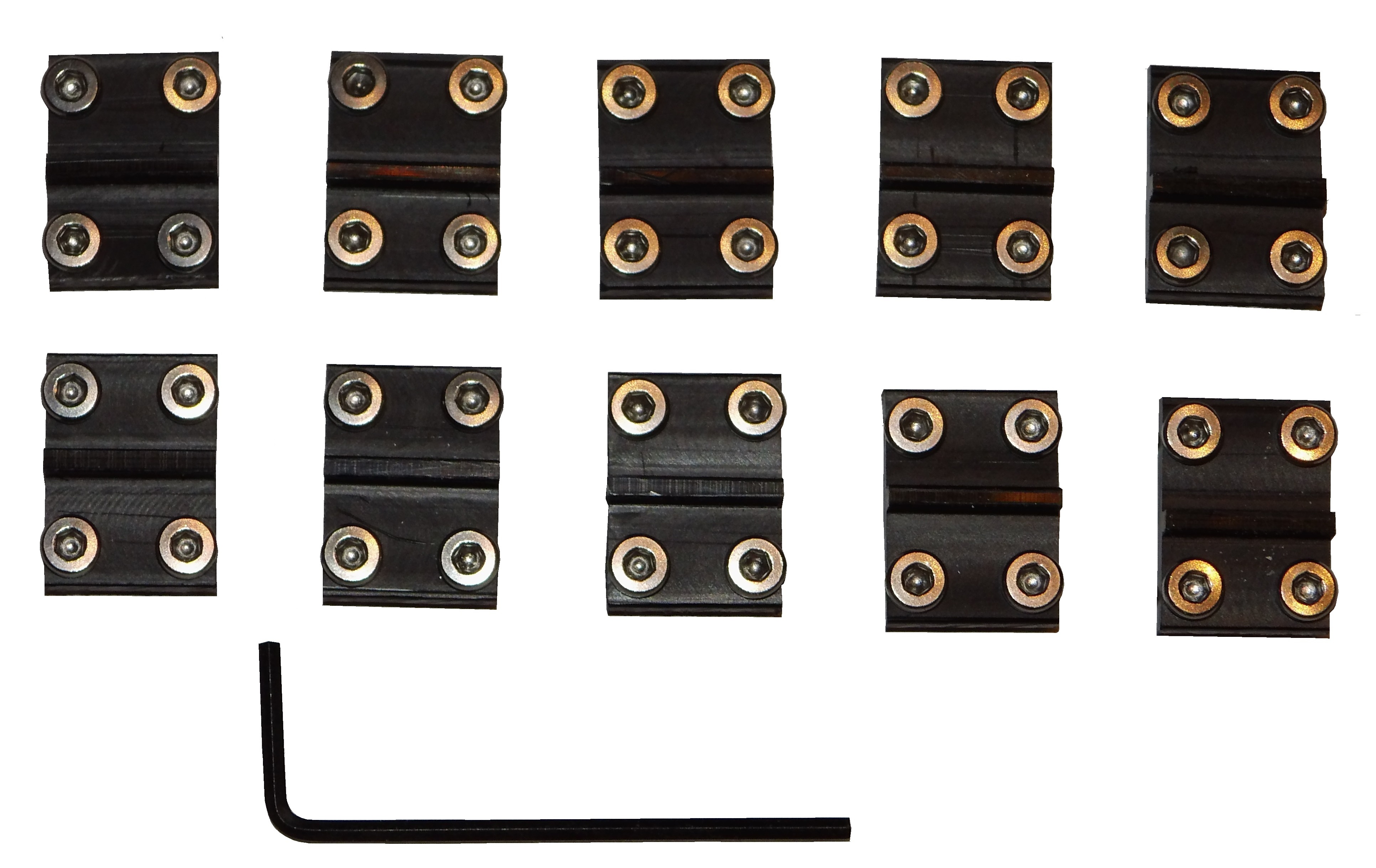 10 Schraubbare Isolier Schienenverbinder Spur G